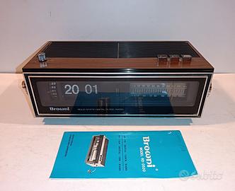 RADIO SVEGLIA BROWNI MODEL RD-0520 VINTAGE ANNI 70