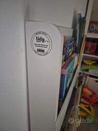 libreria montessoriana bianca tidy book