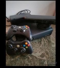 Tolgo Xbox 360 con 2 joystick,kinet, 9 giochi