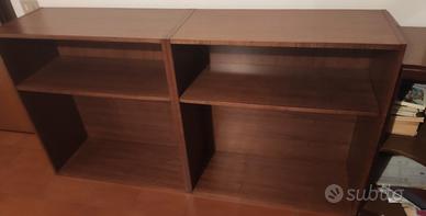 libreria bassa o sopra mobile 180x94x45 in legno