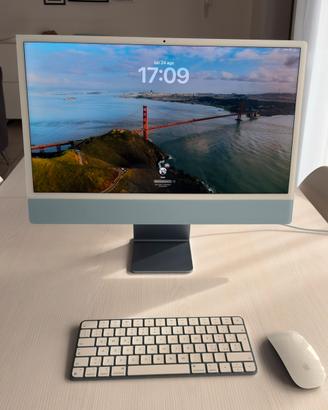 Apple iMac 24" M1 (2021) Blu - 8GB / 256GB SSD