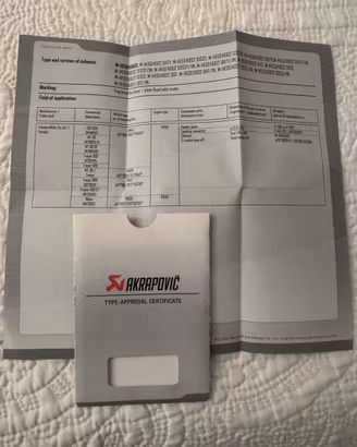 AKRAPOVIC per yamaha mt09 anno 2020