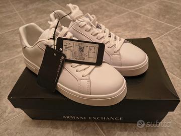 Sneakers basse bianche Armani Ehchange
