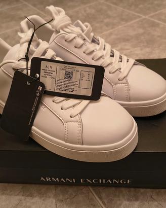 Sneakers basse bianche Armani Ehchange