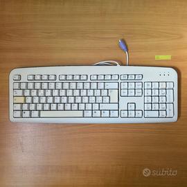 Tastiera PC BTC 5211A ufficio bianco vintage retrò
