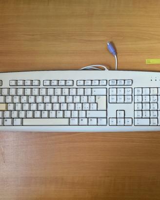 Tastiera PC BTC 5211A ufficio bianco vintage retrò