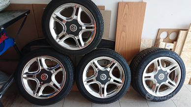 Cerchi in lega cromati Mim 7x15".