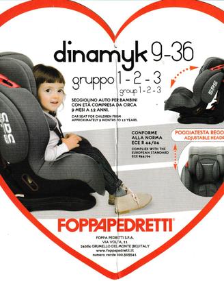 Seggiolino auto Foppa Pedretti Dinamik 9-36