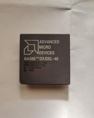 Microprocessore vintage am386 dx/dxl-40