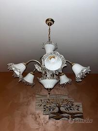 LAMPADARIO IN VETRO DI MURANO