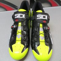 SIDI WIRE CARBON BLACK YELLOW FLUO STRADA