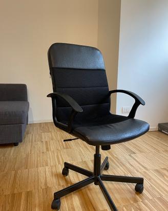 Sedia girevole regolabile