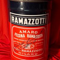 bidone contenitore sgabello anni 70