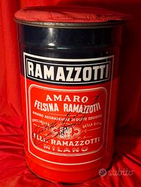 bidone contenitore sgabello anni 70