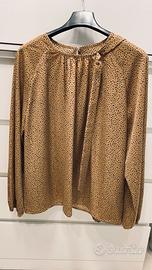 Camicetta leopardata taglia L