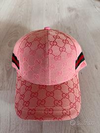 Cappellino gucci rosa