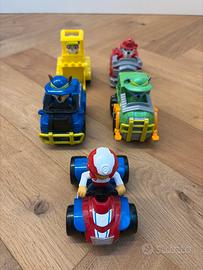 Lotto 5 veicoli Paw Patrol usati.