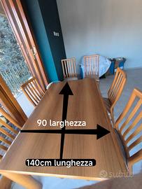 tavolo salotto  allungabile x10