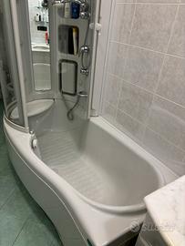 Box idromassaggio cabina doccia con vasca