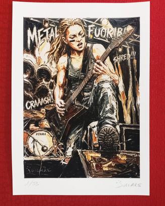 Oil Art  Giclée - Metal - Limited Edition 1/33