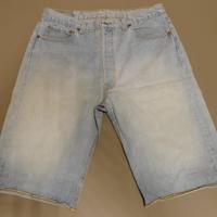 Pantaloncini jeans Levi's 501 chiari taglia L (50)