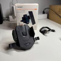 Caricabatterie wireless per auto con aggancio