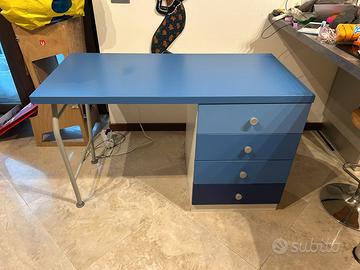 Scrivania 120 cm con 4 cassetti