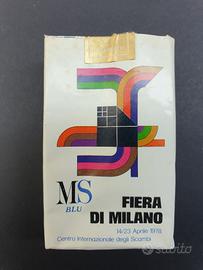 RARO PACCHETTO SIGARETTE VUOTO MS BLU FIERA DI MI