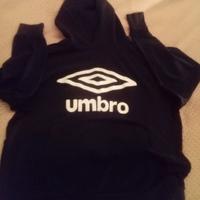 Felpa Umbro con cappuccio nera XL