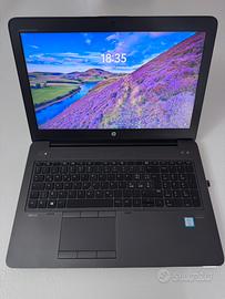 Notebook HP Workstation 15" i7 48GB RAM SSD NVidia