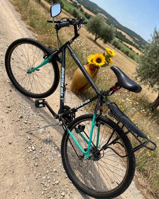 MTB  26" Shimano - Nera Verde - Portapacch