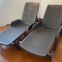 Lettino da giardino piscina