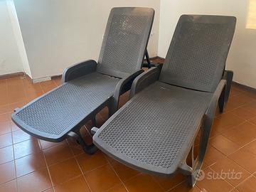 Lettino da giardino piscina