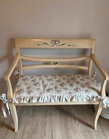 Panchetta in legno stile classico/shabby chic