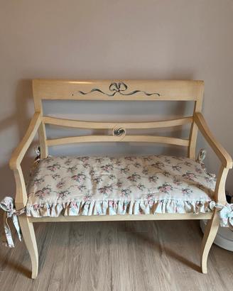Panchetta in legno stile classico/shabby chic