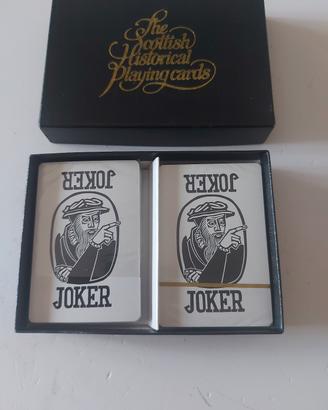 Carte da Gioco Vintage Scozzesi Sigillate