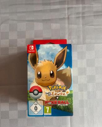 Pokemon Let’s go Eevee + Pokéball plus