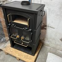 STUFA A LEGNA CON FORNO 10KW!