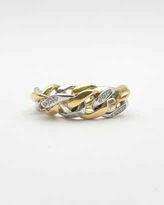 Anello oro 18KT con diamanti, POMELLATO