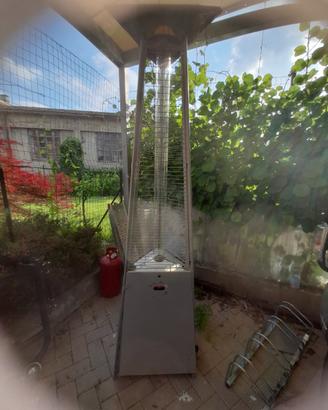 Piramide riscaldante a gas