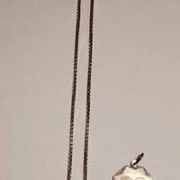 Catena "snake" e due ciondoli in argento 925