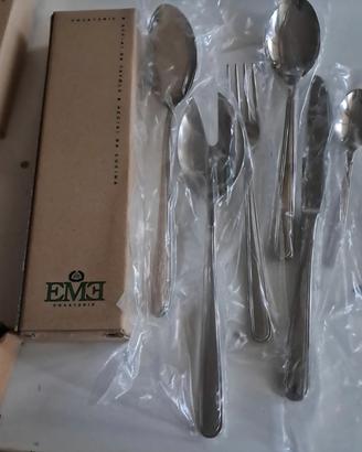 6 set da 4 posate e coppia insalata EME
