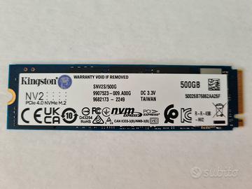 Kingston NV2 PCIe 4.0 NVMe SSD 500GB