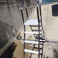 Scala piscina acciaio Inox 5 gradini 
