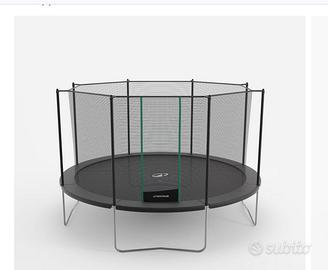 DOMYOS Trampolino elastico 420 con rete di protez
