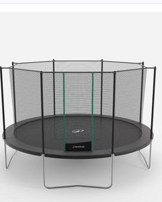 DOMYOS Trampolino elastico 420 con rete di protez