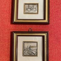 2 Quadretti in Argento 925