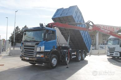 Scania p380 4 ASSI ribaltabile con ragno