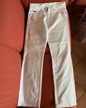 Pantalone Gant Bianco Cotone Nuovo