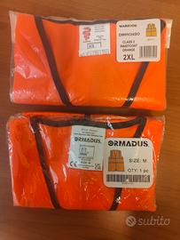 2 Gilè alta visibilità taglia M /2XL 